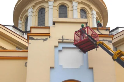 Santuário passa por obra de impermeabilização. Comunidade pode ajudar