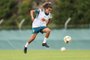 Marta treina com a Seleção Brasileira nesta terça-feira (11), em Montpellier, em preparação para o jogo contra a Austrália, pela segunda rodada da fase de grupos da Copa do Mundo da França.