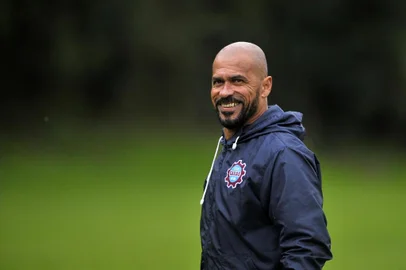  CAXIAS DO SUL, RS, BRASIL - 23/05/2019 - Treino da equipe do Caxias do Sul. Na foto: técnico Pingo (FOTO: ANSELMO CUNHA/AGENCIA RBS)Indexador:                                 