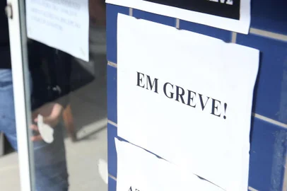  FLORIANÓPOLIS, SC, BRASIL, 13/06/2019: Greve dos servidores municipais de Florianópolis. Na foto Centro de Saúde Trindade. (Foto: Gabriel Lain/Diário Catarinense)Indexador: EMERSON SOUZA