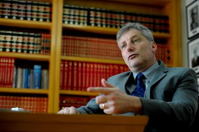  CAXIAS DO SUL, RS, BRASIL, 13/06/2019Rudimar Luiz Brogliato, presidente da OAB, comenta sobre as mensagens vazadas pelo Intercept que mostram conversas entre Sérgio Moro e Dalagnol. (Lucas Amorelli/Agência RBS)