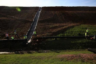  MINAS DO LEÃO,  RS, BRASIL, 14/06/2019- Biotérmica Energia é a primeira termelétrica a biogás de aterro sanitário do Rio Grande do Sul, construída na cidade de Minas do Leão, localizada a 90 quilômetros da capital Porto Alegre.(FOTOGRAFO: JEFFERSON BOTEGA / AGENCIA RBS)Indexador: Jefferson Botega