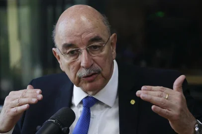  PORTO ALEGRE, RS, BRASIL, 24/06/2019- Ministro Osmar Terra em entrevista ao Time Line.(FOTOGRAFO: MATEUS BRUXEL / AGENCIA RBS)