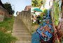 Grafite: veja o antes e depois de escadaria do bairro Belo Horizonte