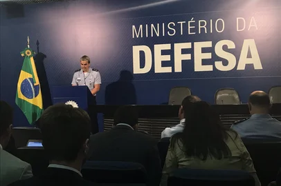 Coletiva da FAB sobre cocaína em avião