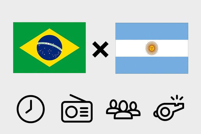 Brasil x Argentina: onde assistir, escalações, desfalques e