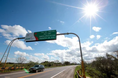 PARAÍSO DO SUL, RS, BRASIL - 2018.09.18 - TRECHO 2 Vale Do Sol- Paraíso do Sul (km 126 a km 176). RS-287 é alvo de campanha de duplicação. (Foto: ANDRÉ ÁVILA/ Agência RBS)Indexador: Andre Avila