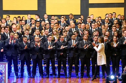  PORTO ALEGRE, RS, BRASIL - Formatura de novos Policiais Civis do RS.