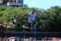  PORTO ALEGRE, RS, BRASIL - Destaques do esporte gaúcho de 2018. Entrevista com Almir Júnior, atleta do salto triplo.Indexador: Jeff Botega