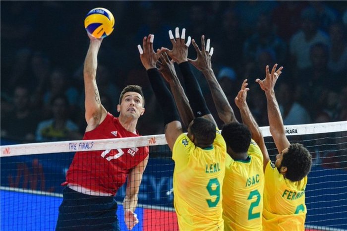 Brasil Leva Virada Dos Eua E Vai Disputar Medalha De Bronze Na Liga Das Nacoes De Volei Masculino Gzh