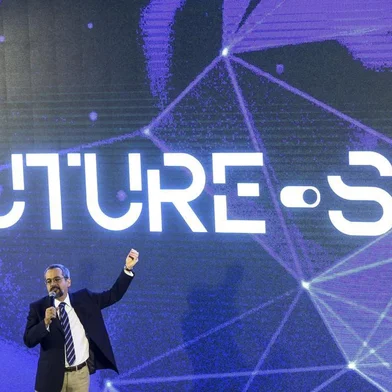  O ministro da Educação, Abraham Weintraub, durante apresentação do programa "Future-se".