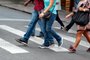 PORTO ALEGRE, RS, BRASIL, 25/04/2019- Cinco anos do Estatuto do Pedestre. Na foto- faixa de pedestre. (FOTOGRAFO: FERNANDO GOMES / AGENCIA RBS)