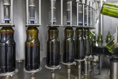 Envase do suco de uva biodinâmico da cooperativa Garibaldi. Pauta do +Serra sobre o mercado do suco de uva.