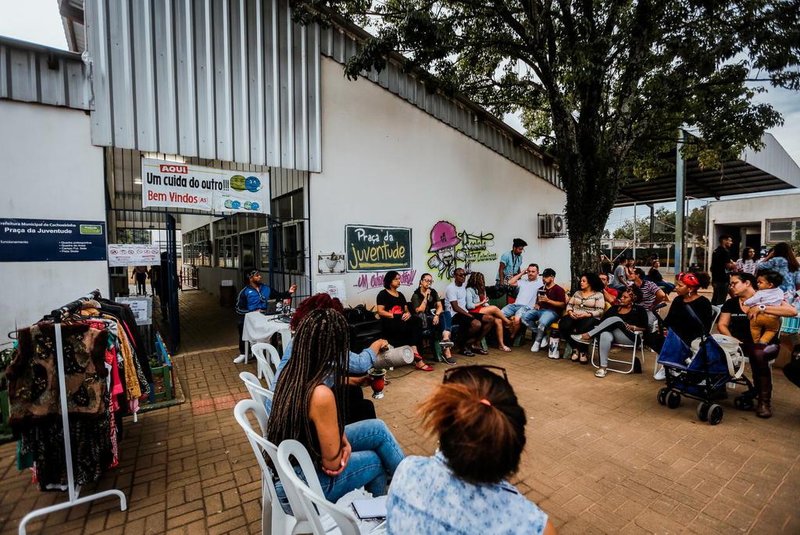  Cachoeirinha, RS, BRASIL, 21/07/2019: Grupo promove evento alusivo ao mês da mulher negra em Cachoeirinha. Evento tem objetivo de fortalecer a rede de afroempreendedoras e ativistas sociais e culturais da cidade. (Foto: Omar Freitas / Agência RBS)Indexador: NGS