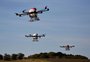 Enxame de drones pulverizadores está em teste em lavouras do RS