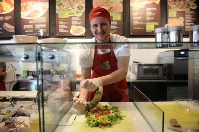  CAXIAS DO SUL, RS, BRASIL (25/07/2019)Andrigo Ceconello, sócio do Like a Deli. (Antonio Valiente/Agência RBS)