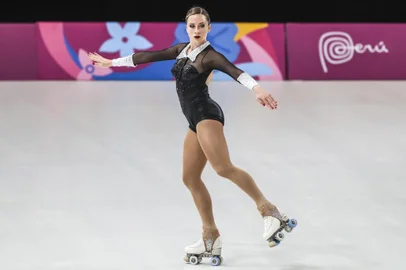  26.07.2019 - Jogos Panamericanos Lima 2019 - Lima (PER) -  VIDENA  - Patinação Artística feminina.na foto: Bruna Wurts. Foto: Wander Roberto/COBIndexador: Wander Roberto/COBFotógrafo: Wander Roberto/COB
