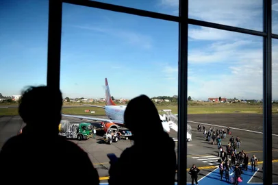  CAXIAS DO SUL, RS, BRASIL, 02/07/2019Depois de meses fechado, o estacionamento doAeroporto Regional Hugo Cantergiani, de Caxias deve voltar a operar, istrado pela empresa caxiense Concept Parking(Lucas Amorelli/Agência RBS)