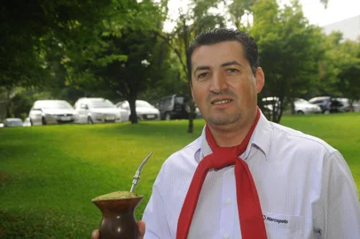  CAXIAS DO SUL, RS, BRASIL  (13/01/2014) Jó Arce. Jó Arse eleito coordenador da 25 ª Região Tradicionalista.