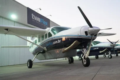 Os futuros voos da Gol entre Porto Alegre e o interior do Estado, operados pela companhia TwoFlex, serão feitos com aviões Cessna 208 Grand Caravan. 