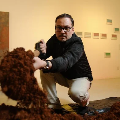  CAXIAS DO SUL, RS, BRASIL (08/08/2019)Exposição "Terra" de Muriel Paraboni que inaugura dia 09/08/19 no Centro de Culturta Ordovas em Caxias do Sul. (Antonio Valiente/Agência RBS)