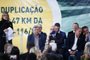  PELOTAS, RS, BRASIL - 12/08/2019 - Presidente Jair Bolsonaro chega a Pelotas para conferir as obras da BR-116. (FOTOGRAFO: MATEUS BRUXEL / AGENCIA RBS)