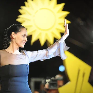  GRAMADO, RS, BRASIL 26/08/201644º Festival de Cinama de Gramado. Na foto a atriz homenageada Sonia Braga.(Felipe Nyland/Agência RBS)