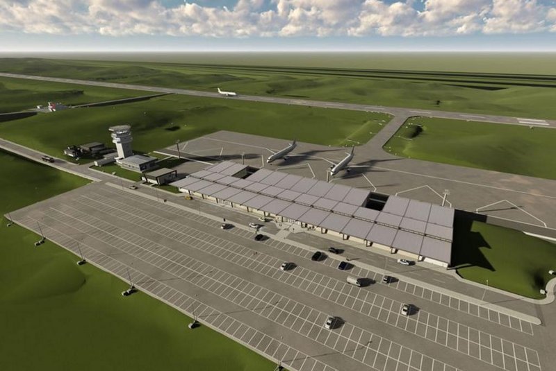 Construção do aeroporto de Vila Oliva, em Caxias, terá duração prevista de três anos