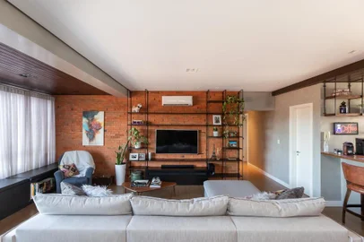 Horta Arquitetura , tijolo , painel, churrasqueira, cozinha, cortina, madeira