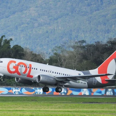  JOINVILLE,SC,BRASIL,01-10-2017.Aeroporto de Joinville - Lauro Carneiro de Loyola,Vôo Gol.(Foto:Salmo Duarte/A Notícia)