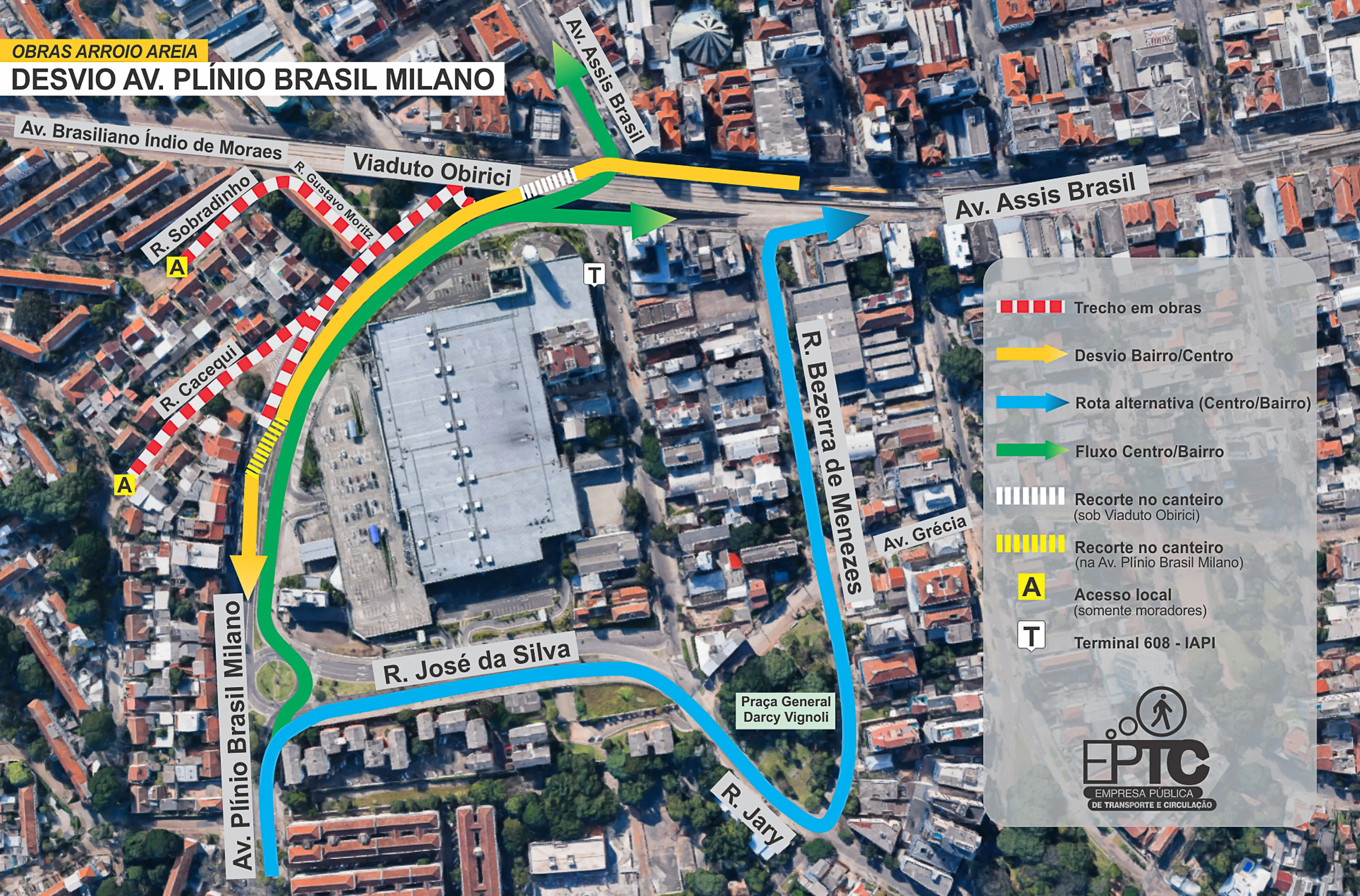 Arte: Carlos Roberto Rohde dos Santos/EPTC