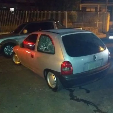 Carro que atropelou policial militar durante blitz em Santa maria