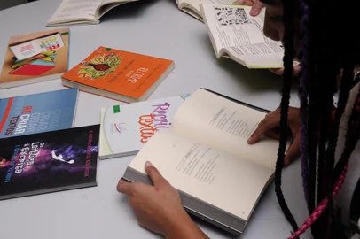  CAXIAS DO SUL, RS, BRASIL (26/08/2019)Mostra Literária da Rede Recria, que atende toda a rede atendimento a crianças e adolescentes de Caxias. Abre na terça-feira com oficinas de formação literária. (Antonio Valiente/Agência RBS)