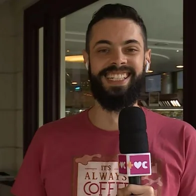Cauê Fabiano estreia como repórter no Mais Você
