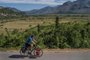 Pedaling through Popova Polje, one of the largest valleys in Bosnia and part of the Ciro Trail, a bike path that follows an old railway line from Bosnia to Croatia. (CREDIT: Laura Boushnak/The New York Times) POPOVA POLJE, Bosnia Ñ BC-TRAVEL-TIMES-BALKANS-CYCLING-ART-NYTSF Ñ Pedaling through Popova Polje, one of the largest valleys in Bosnia and part of the Ciro Trail, a bike path that follows an old railway line from Bosnia to Croatia. (CREDIT: Laura Boushnak/The New York Times) --ONLY FOR USE WITH ARTICLE SLUGGED -- BC-TRAVEL-TIMES-BALKANS-CYCLING-ART-NYTSF -- OTHER USE PROHIBITED.Editoria: TRALocal: .Indexador: Laura BoushnakFonte: NYTNSFotógrafo: STR