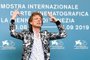 British musician, singer and actor Mick Jagger poses during a photocall for the film The Burnt Orange Heresy presented out of competition on September 7, 2019 during the 76th Venice Film Festival at Venice Lido. (Photo by Alberto PIZZOLI / AFP)