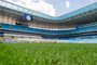  PORTO ALEGRE, RS, BRASIL, 13/08/2019: Situação do gramado da Arena do Grêmio. (Foto: Omar Freitas / Agência RBS)Indexador: NGS