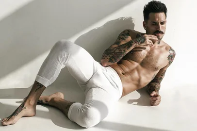 Modelo e fotógrafo caxiense Rafael Rech, filho do chef caxiense Nelson Rech.