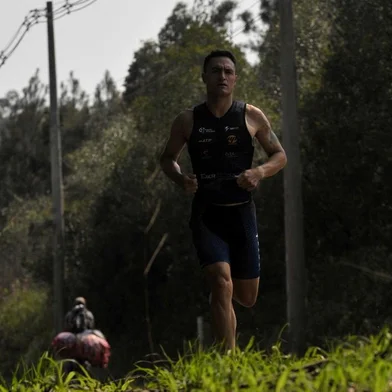 CAXIAS DO SUL, RS, BRASIL, 16/09/2019PM do Triatlon: Rafael Vargas, 34 anos. (Lucas Amorelli/Agência RBS)
