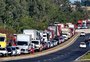 Pelo segundo dia seguido, obras na BR-386 complicam trânsito entre Nova Santa Rita e Canoas 