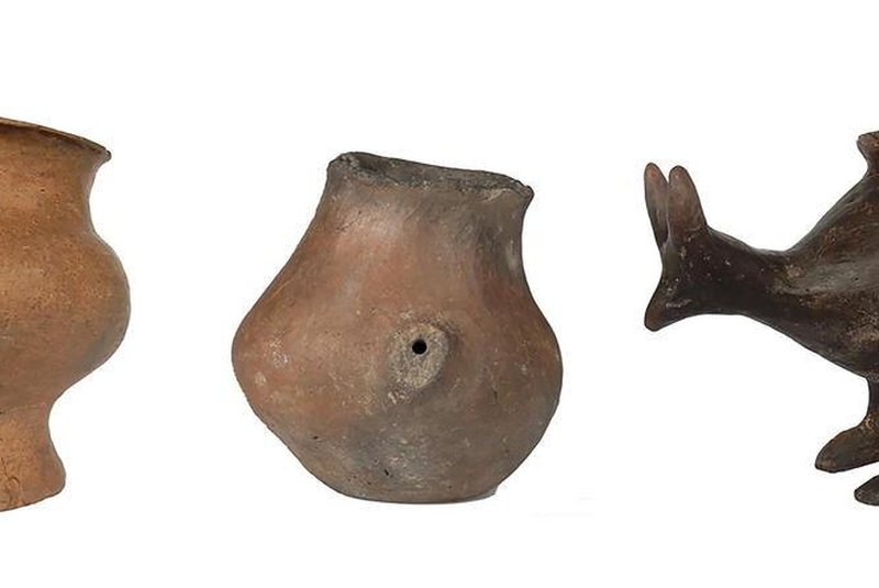  This handout picture released on September 24, 2019 by the Institute for Oriental and European Archaeology, Austrian Academy of Sciences shows a selection of Late Bronze Age feeding vessels for babies. - Vessels are from Vienna, Oberleis, Vösendorf and Franzhausen-Kokoron (from left to right), dated to around 1200–  800 BC. (Photo by HO / Institute for Oriental and European Archaeology, Austrian Academy of Sciences / AFP) / RESTRICTED TO EDITORIAL USE - MANDATORY CREDIT AFP PHOTO / Institute for Oriental and European Archaeology, Austrian Academy of Sciences/ Katharina Rebay-Salisbury (OREA) - NO MARKETING - NO ADVERTISING CAMPAIGNS - DISTRIBUTED AS A SERVICE TO CLIENTSEditoria: ACELocal: UndefinedIndexador: HOSecao: archaeologyFonte:  Institute for Oriental and EuroFotógrafo: STR