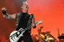  James Hetfield of Metallica performs on the second day of the Rock in Rio music festival in Rio de Janeiro, on September 19, 2015. AFP PHOTO/ TASSO MARCELOEditoria: ACELocal: Rio de JaneiroIndexador: TASSO MARCELOSecao: MusicFonte: AFPFotógrafo: STR