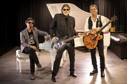Chamados carinhosamente de Trio de Ferro,  Branco Mello, Sérgio Britto e Tony Bellotto, os Titãs, fazem show em Caxias do Sul.