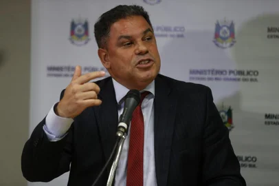  PORTO ALEGRE, RS, BRASIL, 26-06-2017. Coletiva de imprensa do MP sobre julgamento dos pais das vítimas da Boate Kiss, incendiada em 2013 em Santa Maria. Na foto: Marcelo Dornelles (ANDRÉ ÁVILA/AGÊNCIA RBS)