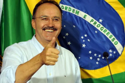  CAXIAS DO SUL, RS, BRASIL 09/01/2015Vereador Mauro Pereira (PMDB) Vai assumir vaga como deputado na Câmara Federal (Felipe Nyland/Agência RBS)Indexador: FELIPE NYLAND                   