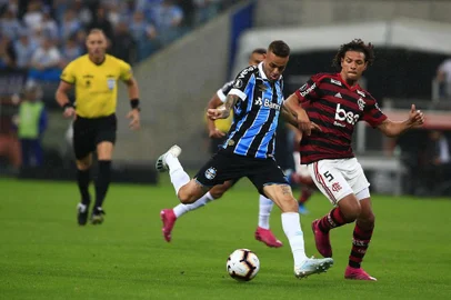  PORTO ALEGRE, RS, BRASIL - 02.10.2019 - Grêmio recebe o Flamengo pelo primeiro jogo da semifinal da Libertadores da América. (Foto: André Ávila/Agencia RBS)