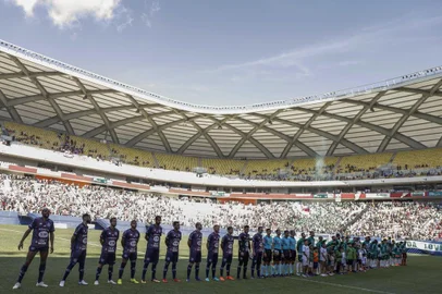  MANAUS, AM, BRASIL. (20/07/2019)Jogo Manaus x Ser Caxias no Estádio da Amazônia pelo acesso à Série C do Brasileirão. (Raphael Alves/Especial)