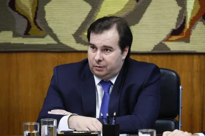 Reunião com governadores do Nordeste. Presidente da câmara, dep. Rodrigo Maia (DEM-RJ). Foto de 26/06/2019