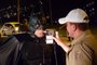 O Batman fez o teste do bafômetro na blitz da lei seca realizada na noite de sexta-feira (4/10/2019), na SC 401, em Florianópolis, pela Polícia Militar Rodoviária.  O personagem na verdade é Cristiano Zanetta, de Criciúma