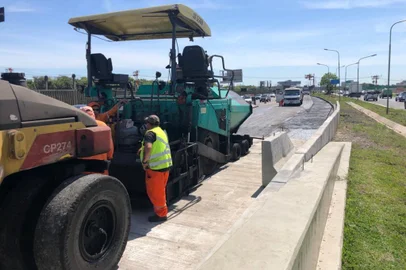 Obras na trincheira da Ceará